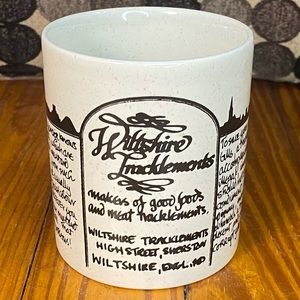 Kiln Craft Stafford England Wiltshire Tracklements Mug